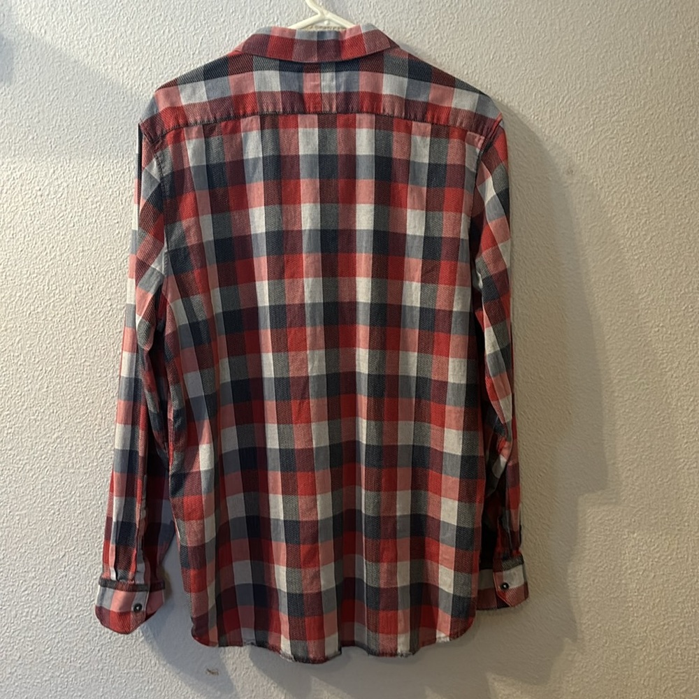 Bruno Milano modern fit plaid button down size XL - Picture 6 of 6